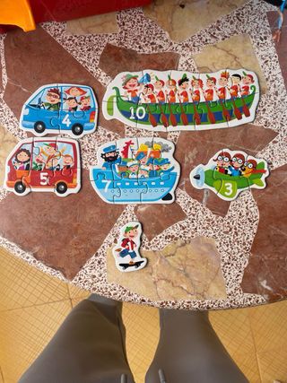 Puzzle infantil educativo de madera