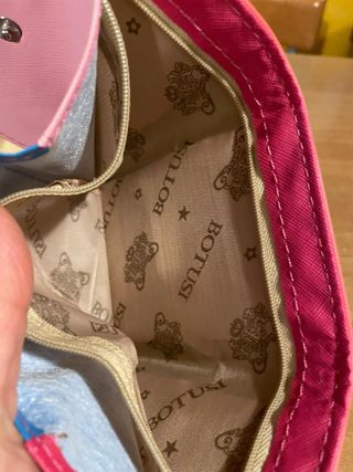 Portafoglio Botusi rosa con gatti