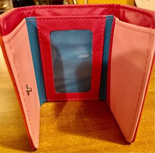 Portafoglio Botusi rosa con gatti