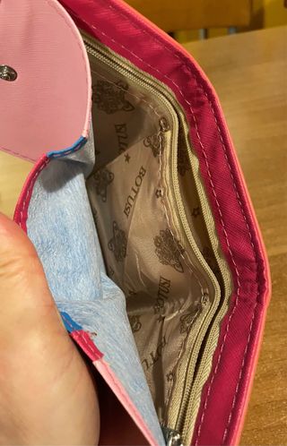 Portafoglio Botusi rosa con gatti