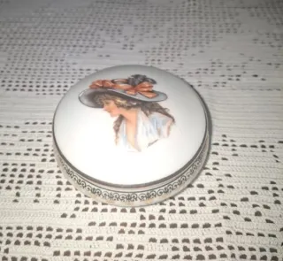 Portagioie Limoges France Porcellana