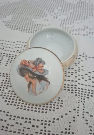 Portagioie Limoges France Porcellana