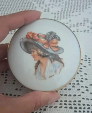 Portagioie Limoges France Porcellana