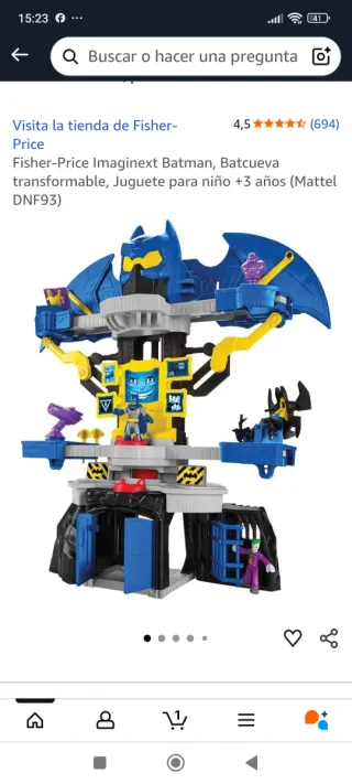 Batcueva Batman Juguete