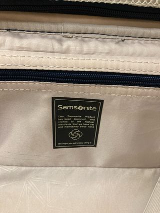 Maleta Samsonite Azul y Gris