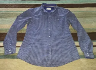 Camisa cuadros Massimo Dutti azul