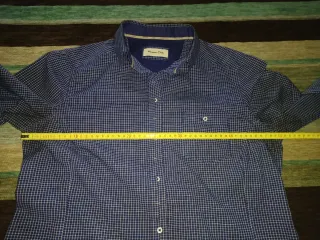 Camisa cuadros Massimo Dutti azul