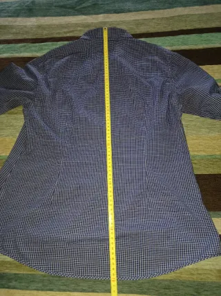Camisa cuadros Massimo Dutti azul