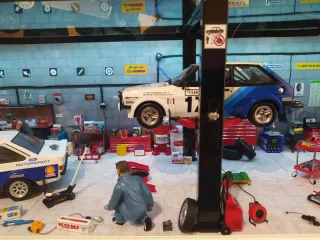 Maqueta Ford Fiesta Rally 1:18 Otto