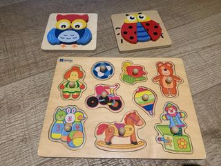 Puzzles de madera educativos