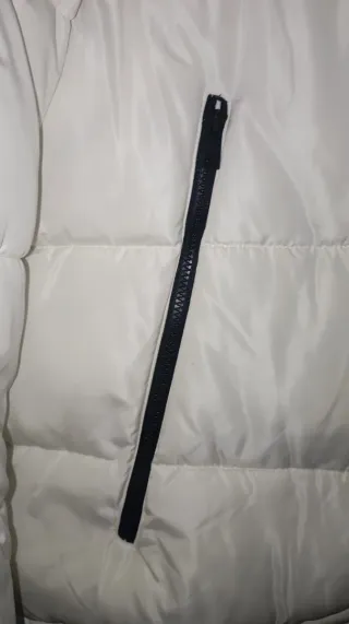 Chaqueta Bomber Blanca Talla 3XL