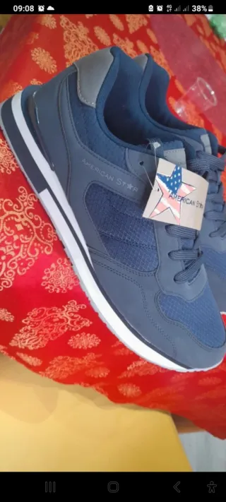 Scarpe American Star N44 Blu/Grigie