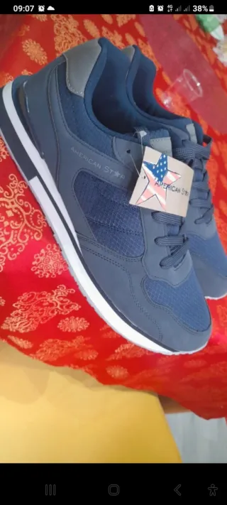 Scarpe American Star N44 Blu/Grigie