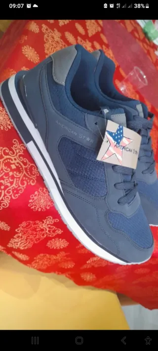 Scarpe American Star N44 Blu/Grigie