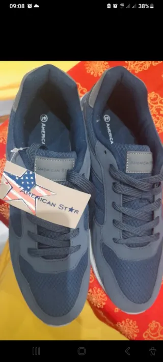 Scarpe American Star N44 Blu/Grigie