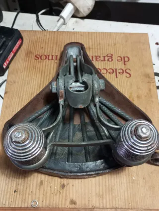 Sillín cuero bicicleta holandesa clásica, VELEDA