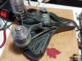 Sillín cuero bicicleta holandesa clásica, VELEDA