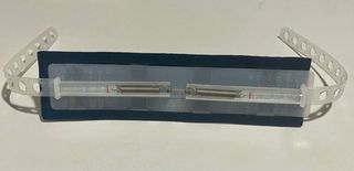 Enclaje cervical+ arco extraoral  Estética facial