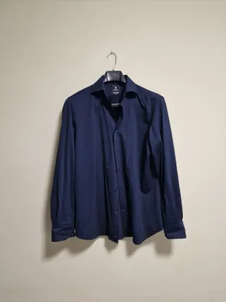 Camisa Boggi Milano Azul Marino Talla XL