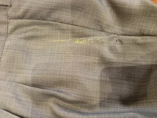 Traje gris de dos piezas