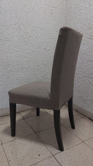 4 Sillas de comedor tapizadas