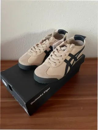 Onitsuka Tiger Mexico 66 Talla 39 Beige/Azul