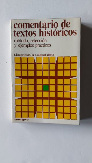 Libro Comentario de textos históricos