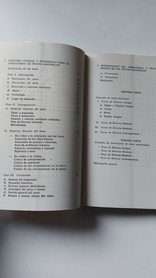 Libro Comentario de textos históricos