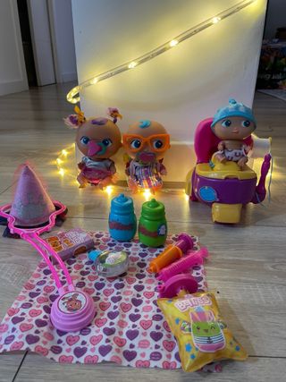 3 Bellies con accesorios y baño