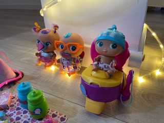 3 Bellies con accesorios y baño