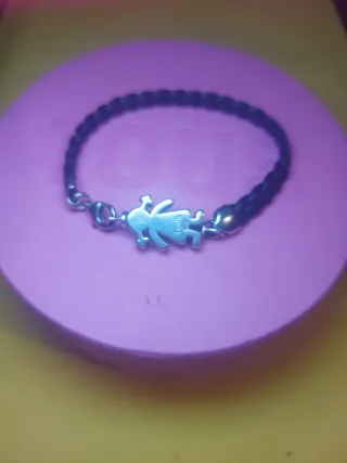Pulsera Tous Piel y Plata