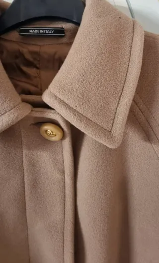 Cappotto beige invernale