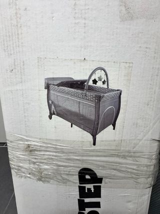 Cuna de viaje plegable + colchón