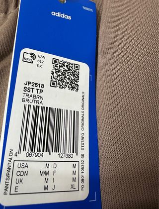 Chándal Adidas Vintage Talla M Marrón