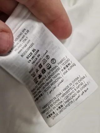 Camisa Boggi Milano Blanca Talla XL