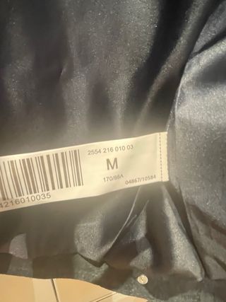 Chaqueta Stradivarius Ante Azul marino. Talla M