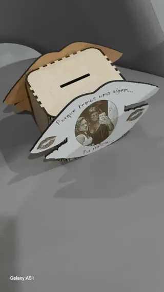 Mealheiro Coração Personalizado com Foto