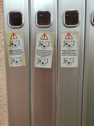 Escalera Tijera Plegable Aluminio