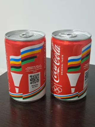 Latas de Coca Cola edición limitada para los Juegos Olímpicos de