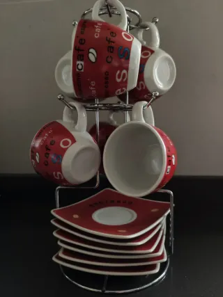 Juego de Tazas de Café Espresso
