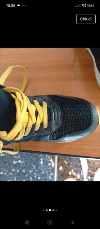 Scarpe Hogan N. 30 Stoffa Pelle Gomma