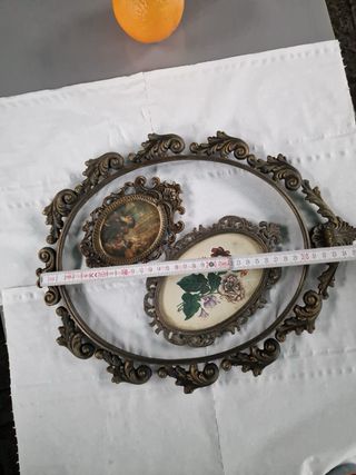 Set 3 Cornici Barocche Metallo