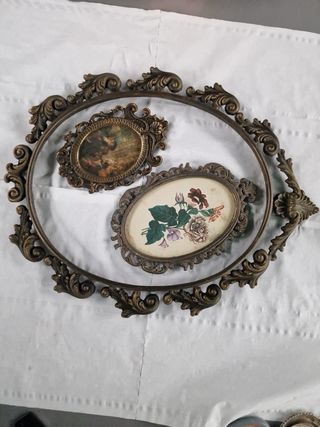 Set 3 Cornici Barocche Metallo