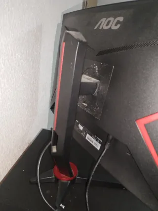 Mando PS4 (PlayStation 4) Negro Monitor curvo