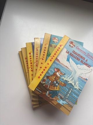 lote libros de jeronimo stilton