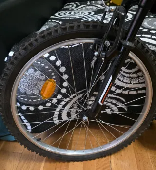 Bicicleta infantil naranja