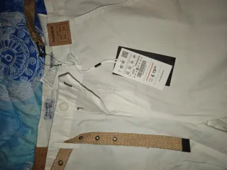 Pantalones cortos Pull&Bear blancos A estrenar