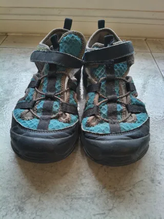 Bambas Decathlon de Verano para Montaña Azul/Gris