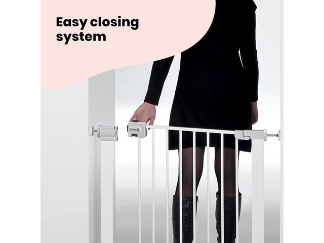 Metal Barrera de seguridad niños Safety 73 -80 cm