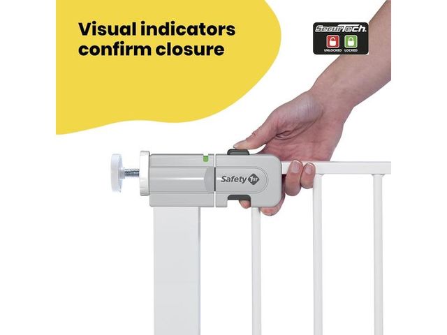 Metal Barrera de seguridad niños Safety 73 -80 cm